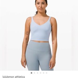Lulu Align Tank in Blue Linen Size 6